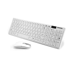 Wireless Keyboard Mouse  White