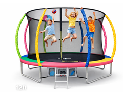 Trampoline with ladder included
