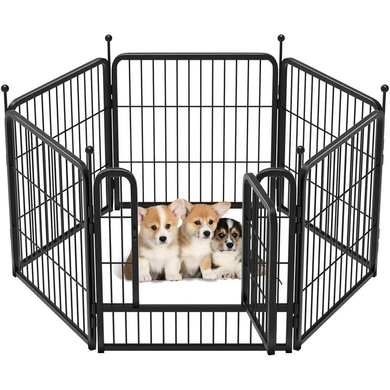 Pet play pen six panels