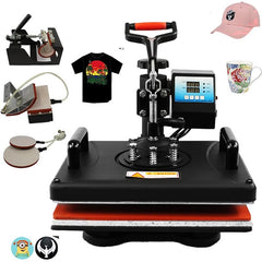 Digital Heat Press Machine Transfer T-Shirt Printer 38 x 30CM - 5 in 1 Heat Press Machine / 30 x 38 cm