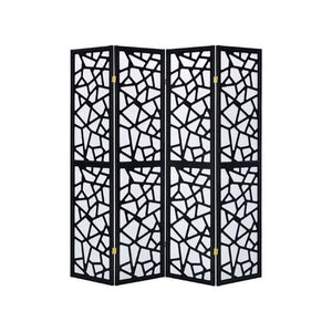 wood frame room divider