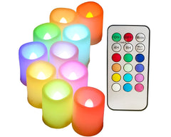 Flameless Candles Battery Operated With Remote
