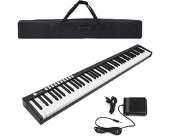 Electric piano with rhythms