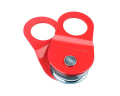 Pulley block with large opening