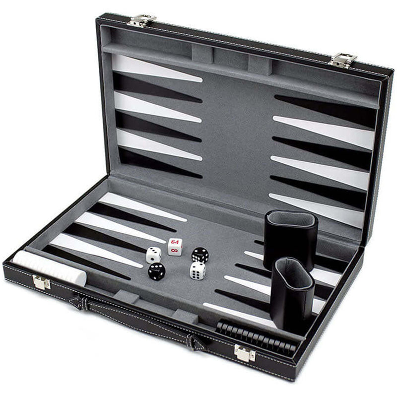 Crazy Games Backgammon Set Classic Folding Board Game