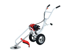 push lawn mower with wheels