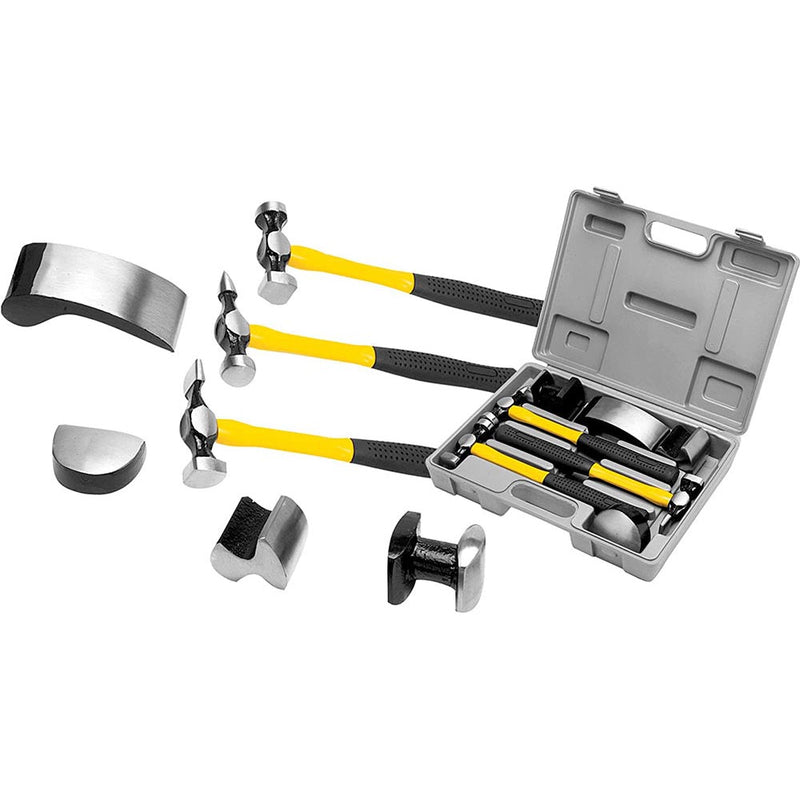 Panel beating hammer set