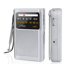 Portable AM FM radio