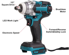 Electric Impact Wrench Makita Compitable