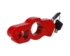 motorcycle brake grip lock red