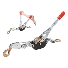Cable winch power puller full view