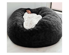 Bean bag cover zipper detail