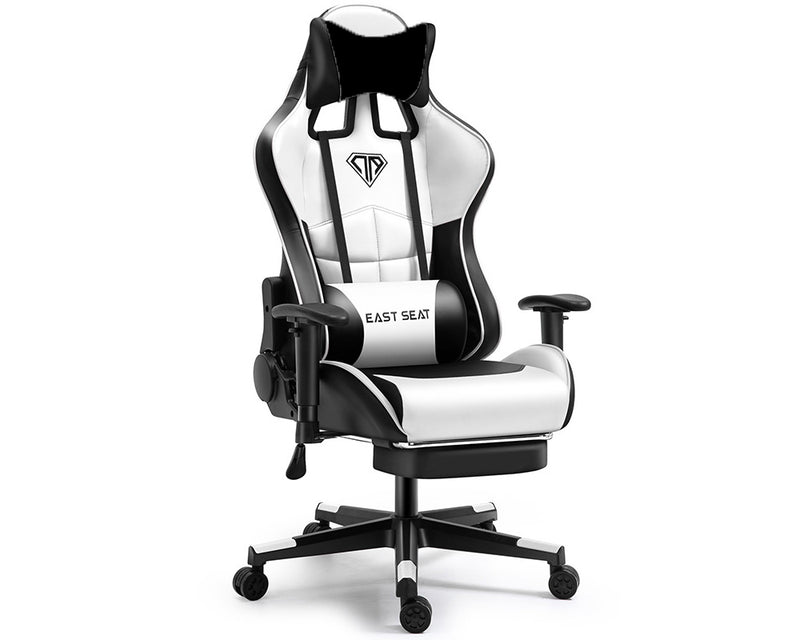 Gaming Chair – Ergonomic Reclining Gaming Chair with Footrest