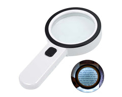 Handheld Large Magnifying Glass 12 LED