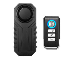 Bike alarm with strap mount