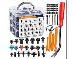 635PCS Car Body Trim Clips Retainer Bumper Rivets Fastener Kit