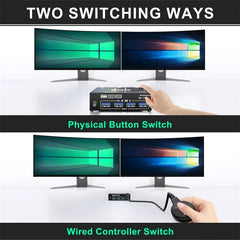 USB KVM Switch Splitter 4 Ports