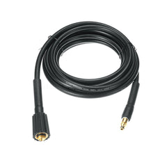 high pressure washer hose coiled