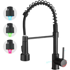 Black kitchen faucet