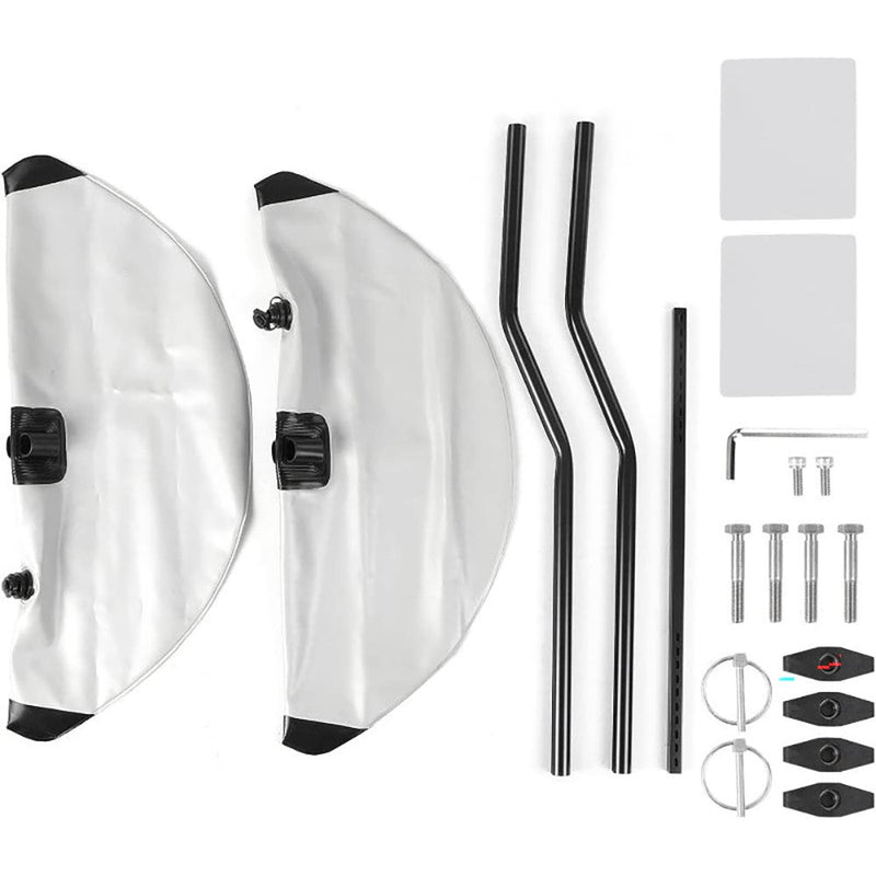 Inflatable kayak stabilizer float