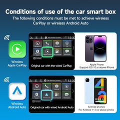 CarlinKit 5.0 Wireless Apple CarPlay & Wireless Android Auto Adapter