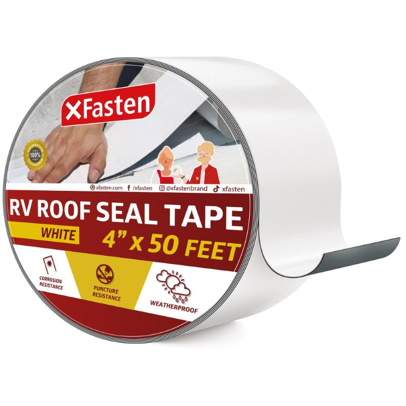 RV Roof Repair Tape – White Rubber Patch Tape