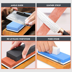 Knife Sharpener Whetstone Kit