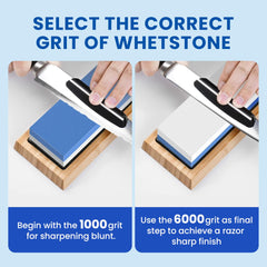 Knife Sharpener Whetstone Kit