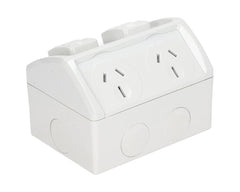 Weatherproof Double Power Point 15Amp