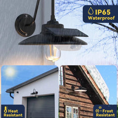 Motion Sensor Solar Wall Light for Outdoor Safety