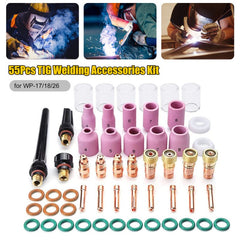 55PCS Tig Welding Torch Accessories Kit