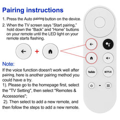 Google Chromecast TV Compatible Remote Control