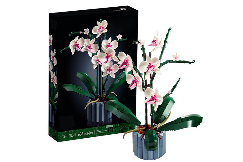 Orchid Artificial Flower Building Block Set