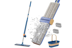 Large Flat Mop Home Cleaning Adjustable Cleaning Mop