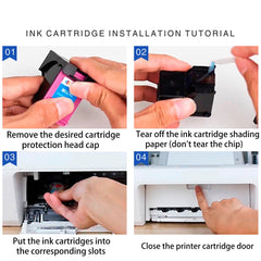 HP63 XLBK Compatible Ink Cartridge for HP Printer DeskJet 1110 1115 2130 2135