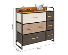 Tall boy Chest of Drawers 7 Drawer Tallboy