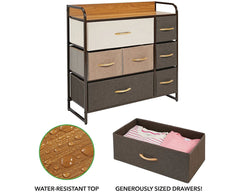 Tallboy Chest Drawer 7 Drawer