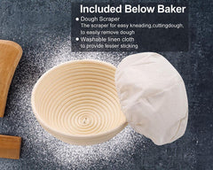 Bread Proofing Basket Set Banneton Bowl