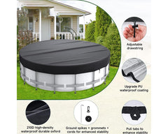 6FT Round Swimming Pool Cover