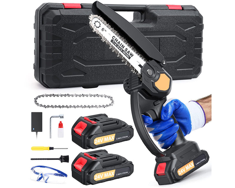 Chainsaw 6 inch Cordless Mini Chain saw