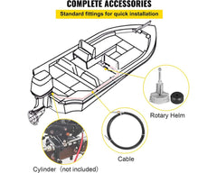 Boat Rotary Steering System Kit