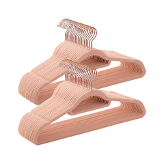 Velvet Coat Hangers Rose Pink (Set of 50)