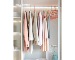 Kids Baby Velvet Coat Hangers Rose Pink (Set of 50)