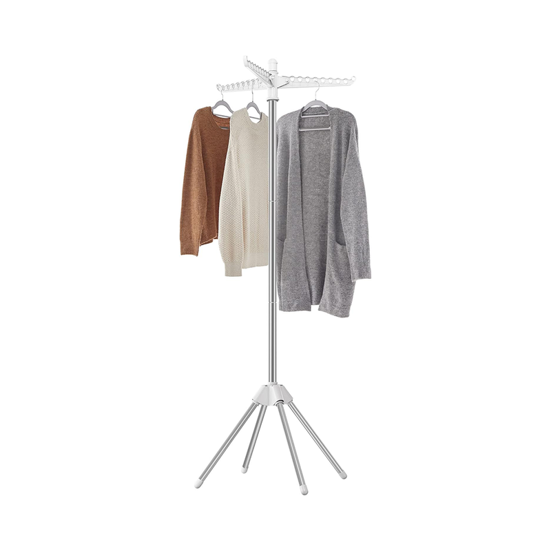 Space Saving Clothes Laundry Drying Rack - White