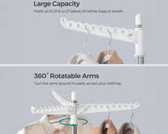 Foldable Clothes Drying Rack