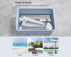Foldable Clothes Drying Rack