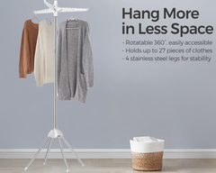 Foldable Clothes Drying Rack