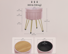 Ottoman Storage Foot Stool