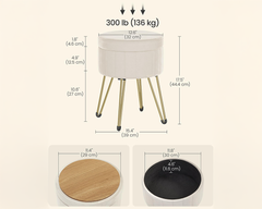 Ottoman Storage Foot Stool
