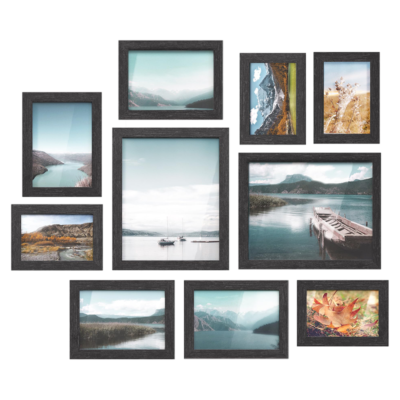 Black large photo frame